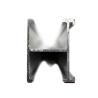 Black Anodised PV Solar Roof Rails Aluminium Mounting Rails For Solar Panels