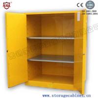 China 2 Door Vented Flammable Storage Cabinet Laboratory Locking Metal For Liquid Chemical on sale