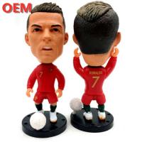 China OEM Customized  Popular 3D Plastic Football Players Action Figures on sale