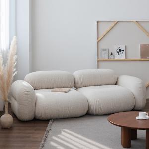 Single Modern Living Room Sectionals Sofas Teddy Fleece Material