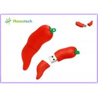 China Chili Pepper Shaped PVC 32GB USB Pen Drive For Promotion Gift on sale