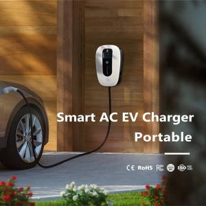 5G 4G Household Electric Car Charger , Single Phase EV Charger Customized Color