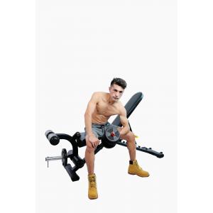 Adjustable Rugged Commercial Flat Incline Bench With Leg Extension