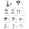 China SS201 Toilet Cubicle Hardware Antirust Toilet Partition Accessories wholesale