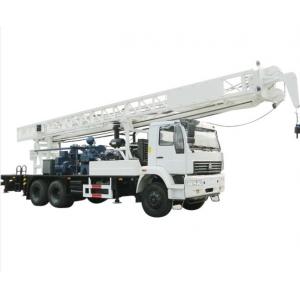 Compact Structure Truck Mounted Water Well Drilling Rig 350mm Deep