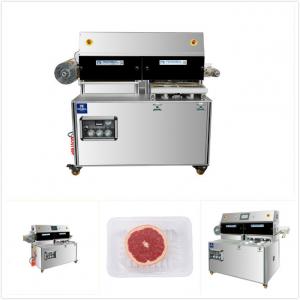 China Touch Screen Vacuum Tray Sealing Machine Japan Omron Electronic Control System supplier
