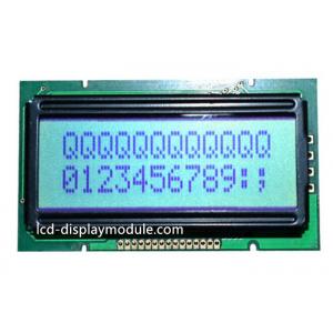 China 8 Bit Resolution 12x2 Dot Matrix LCD Display , Yellow Green LCD Character Display supplier
