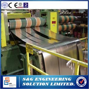 China One Slitter Steel Plate Cutting Machine , Low Operating Costs Metal Sheet Slitting Machine supplier