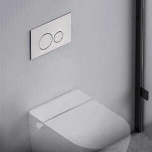 Water Supply Bottom Wall Hanging Toilet with Pressure 0.02-1.0Mpa flush buttons bathroom fixture