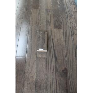 Real Solid Red Oak Hardwood Flooring, City Gray Color, AB Grade