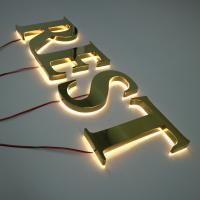 China LED Strips Light Source Custom Metal Storefront Outdoor Front 3D Shop Business Signage on sale