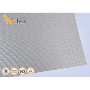 China Silicone Rubber Coated Glass Fiber Cloth Roll For Fireproof Blanket supplier