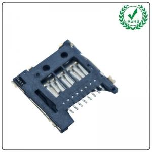 China Push Push Type Micro SD Card Connector 8pin 1.45H TF Reader Card supplier