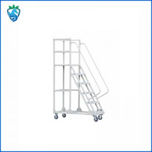 China 2.4 M 2.5 M Mobile Safety Step Ladder For Kitchen Climbing Maintenance Tools supplier