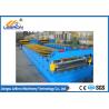 PLC Control Corrugated Sheet Roll Forming Machine , Corrugated Iron Roller