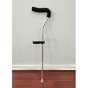 China Anti Sliding Ergonomic Elbow Crutch Adjustable , Aluminum Cane Walker Crutches supplier