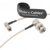 Alvin's Cables Blackmagic DIN 1.0/2.3 Mini BNC Right Angle to BNC Male 75ohm