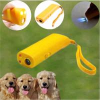 China LED Rechargeable Ultrasonic Dog Repellent Handheld Dog Deterrent to Stop Bark Device on sale