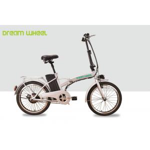 China 25km/H Small Long Range Folding Electric Bike 36V 250W Brushless Hub Motor supplier