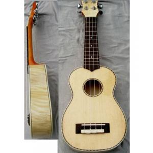 21&quot;  concert Ukulele flamed maple solidwood four string guitar high quality AGUL16