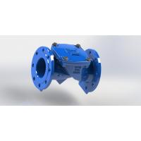 China Epoxy coated 40 Degree Incline Angle check Valve With Nylon Reinforcement Disc on sale