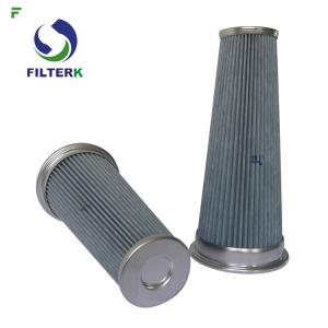 China Pleated Vacuum Cleaner Air Filter Cartridge PTFE Material 0112311 Model supplier