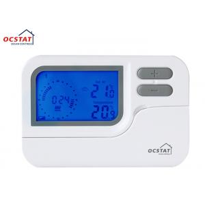 Gas Wall Heater Weekly Programmable Room Thermostat For Combi Boiler , Lcd Display
