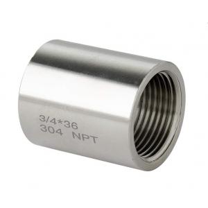 China Stainless Steel 304 Pipe Coupling Fitting 3/4 x 3/4 Female Coupler Connector Adapter supplier