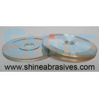 China 7 inch Metal Bond Glass Grinding Round Edge Wheel PE Diamond Grinding Wheel for Glass on sale