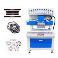 China Fulund factory Suitable for PVC soft silicone insole dispensing filler drop molding 12 18 24 color dotting machine on sale
