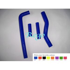 China Custom Molded Silicone Radiator Hoses Replacement Oil Resistant Blue Color supplier