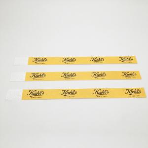 China Logotipo personalizado Numeración secuencial Tyvek Pulseras Piscina Impermeable a todo color Impresión tyvek Brazalete Pulsera supplier