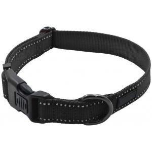 Durable Soft Nylon Dog Collar , Reflective Nylon Buckle Dog Collars