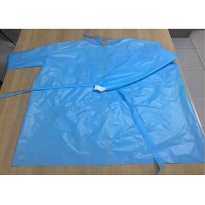 China PP PE Coated Non Woven Isolation Gown Garment AAMI Level 2 FDA Certification supplier