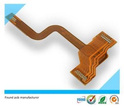 Flexible PCB board Gold Finger Flex PCB with 0.2mm reinforce FPC