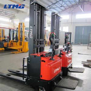 China Manual Forklift Pallet Stacker , 2 Ton Hydraulic Hand Pallet Stacker DC Motor supplier