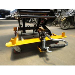 China Manual Double Scissor Lift Table Custom Full 1200mm Handrail Protected supplier