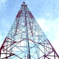 OEM ODM 5G Mobile Phone Lattice Antenna Tower Galvanized Steel Structure