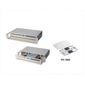 FC ODF Rack Mount Fiber Optic Splice Box 48 Core 96 Core Patch Panel With 4 Pcs Splicing Tray YH1015