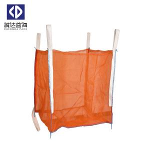 Breathable Firewood FIBC Bulk Bags Mesh PP Big Bag For Packing Wood