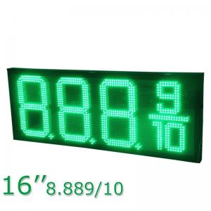 China 32 RS422 5500nits Led Gas Station Signs Waterproof IP65 supplier