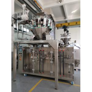 Sauce Zipper Pouch Packing Machine , Horizontal Pouch Filling And Packing Machine