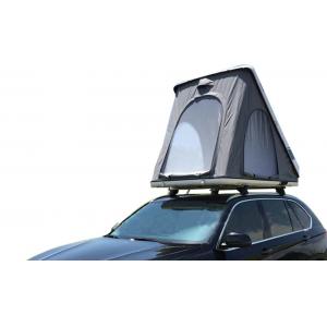 China Triangle Hard Shell Car Roof Top Tent , Stainless Steel Pole Small Roof Top Tent supplier