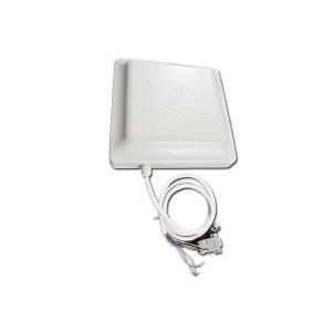 China 30Dbm waterproof Handheld UHF RFID Reader 8dbi antenna built in with led display supplier