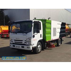 China ISUZU KV100 130hp 5000L Water 5000L Garbage Tank Sweeper Truck supplier