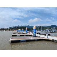 China Marina Grade 6061 T6 Aluminum Floating Pontoon LLDPE Floaters Floating Boat Docks on sale