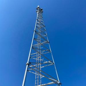 Steel Lattice Tubular Telecom Mobile Antenna Tower 3 Or 4 Legged