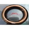 China 12mm x 45mm Safety Belt Accessories Aluminium Alloy Round Ring For Climbing wholesale