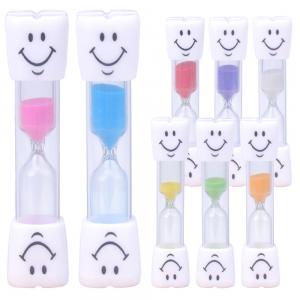 Plastic Three Minute Sand Timer Hourglass Toothbrush Timer Traditional Design