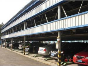 2 6 Floors Multi Level Parking System Design Steel Structure For